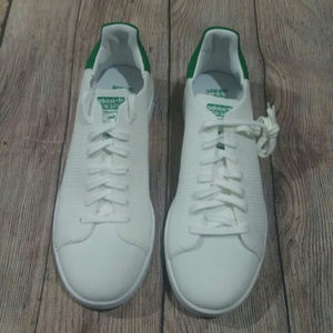 NIB Adidas Stan Smith PK J White Green Sneakers